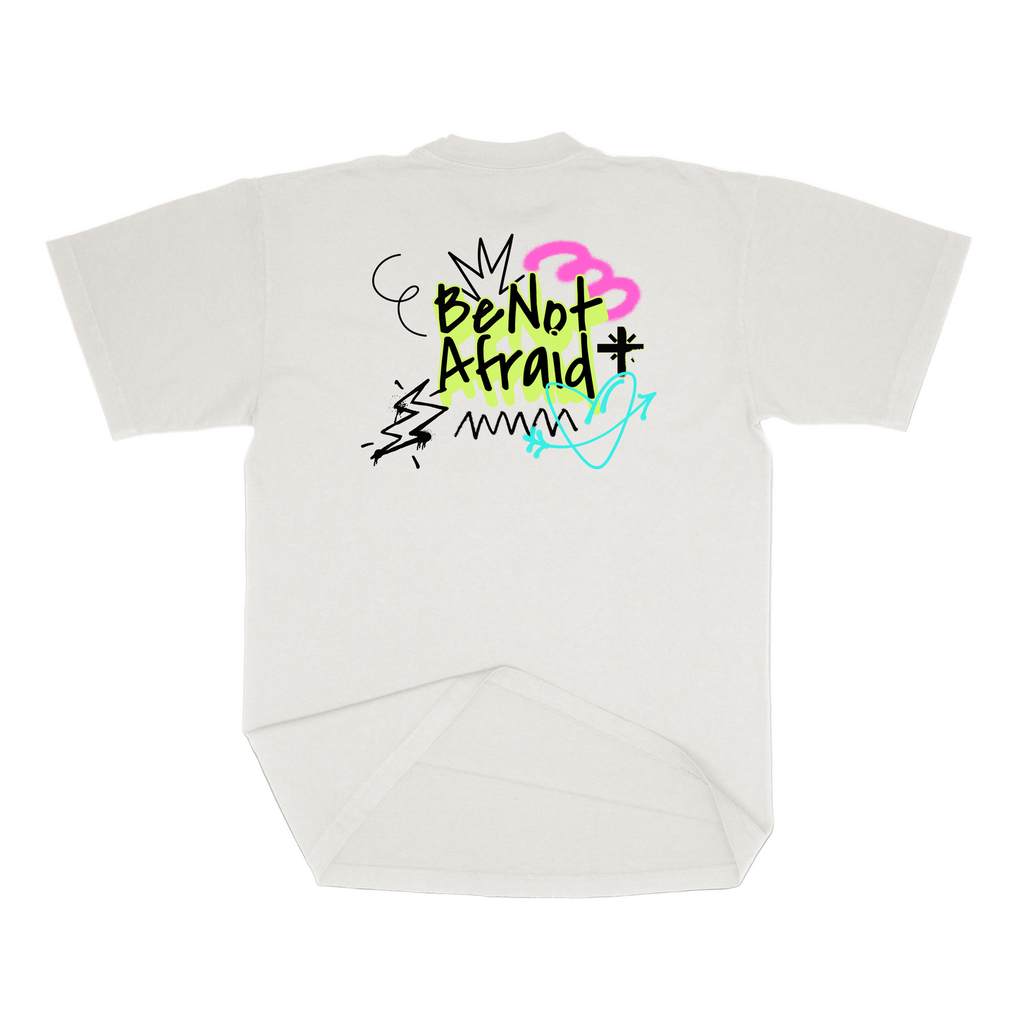 Be Not Afraid 1995 T-Shirt--Premium Catholic Streetwear with 90's Skater Vibes