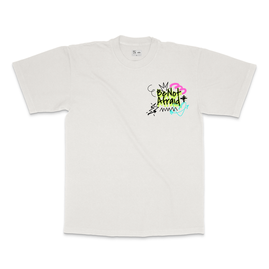 Pocket Be Not Afraid 1990's T-Shirt Urban Catholic Bone