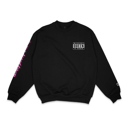 NEW Madonna Queen of Heaven Poster Heavyweight Crewneck Sweatshirt | 30PCS Of Silver | - 30 Pcs of Silver