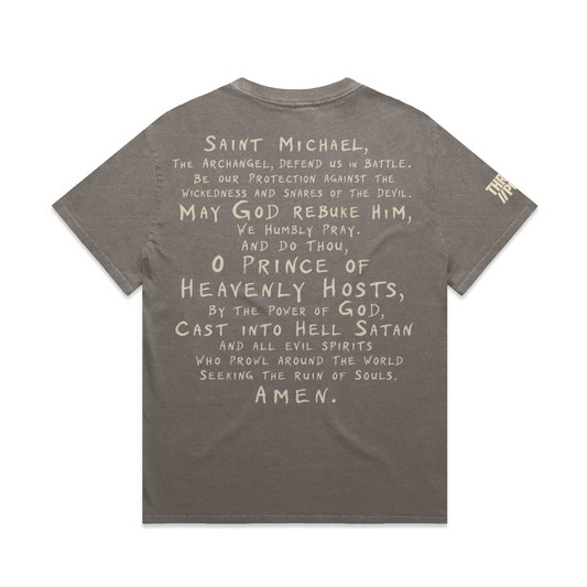 September 1st Delivery | Prince Of Heavenly Hosts--Vintage Tee | 30 PCS. | Faded Grey Premium 7.1 oz Urban Tee