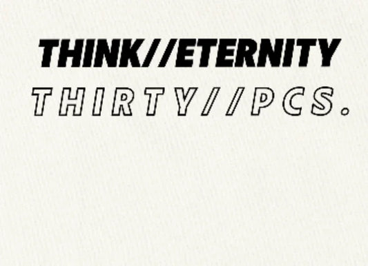 Think Eternity Tee Bone | 30 PCS. Of Silver | The Urban Catholic - 30 Pcs of Silver