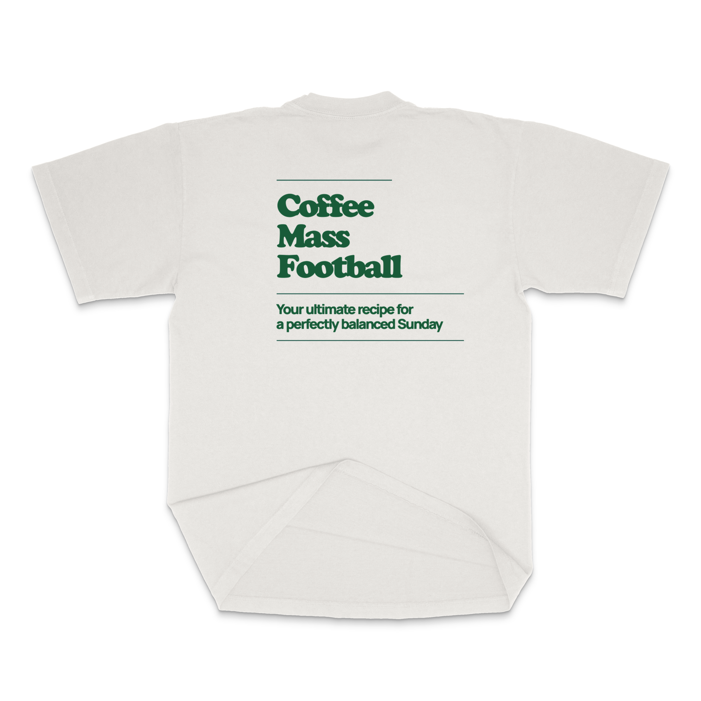 Sunday's Essentials: Coffee, Mass, Football Urban Catholic T-Shirt Bone