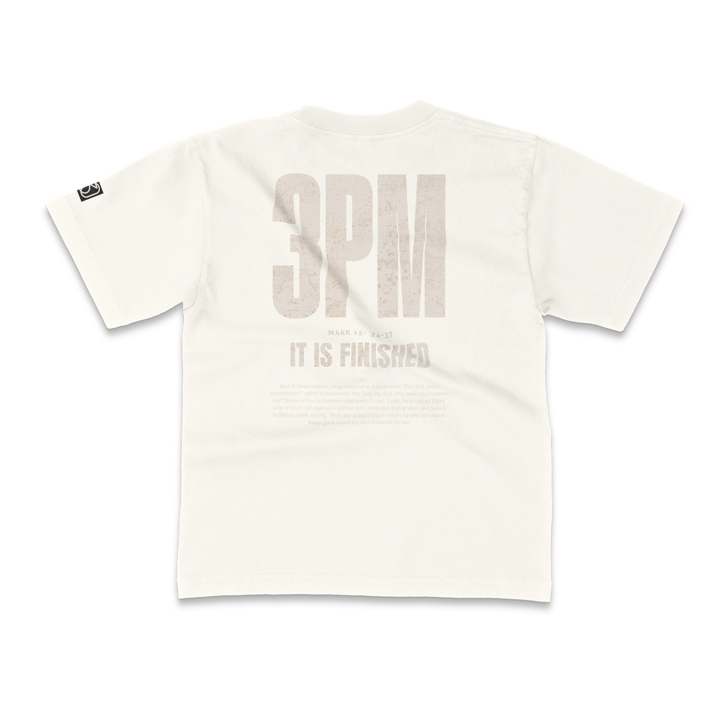 3PM--It Is Finished Bone Tee. | 30PCS. Of Silver | Heavyweight Tee - 30 Pcs of Silver 