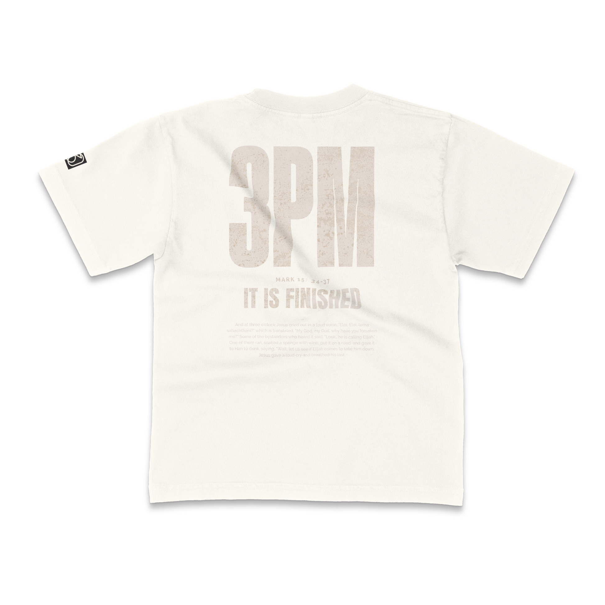 3PM--It Is Finished Bone Tee. | 30PCS. Of Silver | Heavyweight Tee - 30 Pcs of Silver 