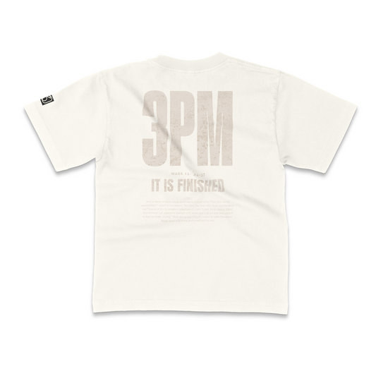 3PM--It Is Finished Bone Tee. | 30PCS. Of Silver | Heavyweight Tee - 30 Pcs of Silver 