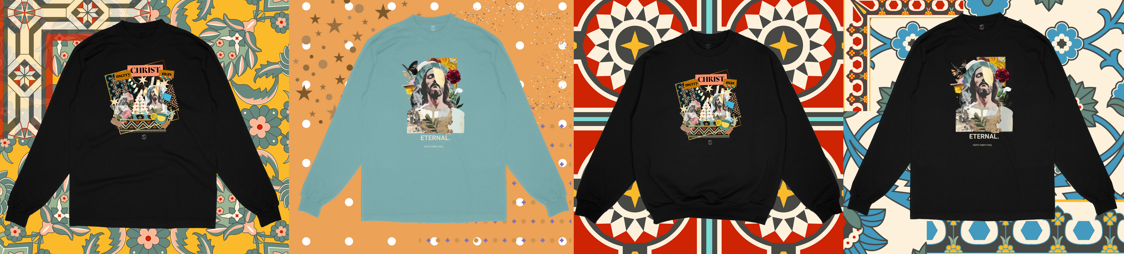 Christmas New long sleeve collection for 30 pcs Catholic brand