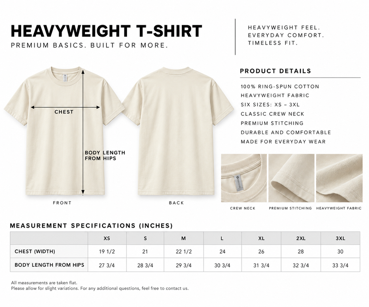 3PM--It Is Finished Bone Tee. | 30PCS. Of Silver | Heavyweight Tee