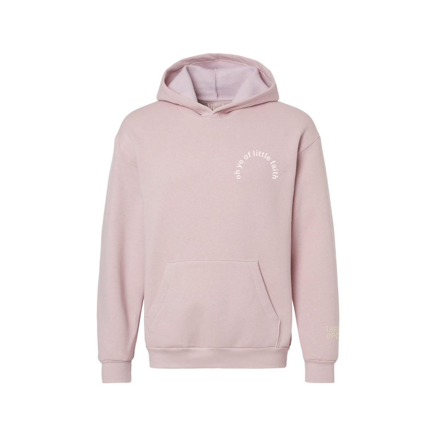 Jesus Walks | 30 PCS. | Total Heavyweight Blush Hoodie | - 30 Pcs of Silver 