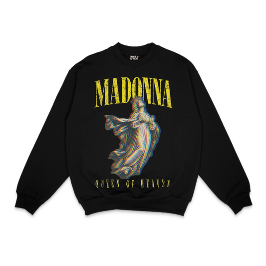 Madonna Color World Tour Vintage Crewneck | THRTY PCS. | Premium Heavyweight Crewneck - 30 Pcs of Silver 