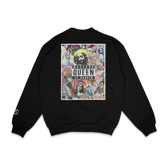 NEW Madonna Queen of Heaven Poster Heavyweight Crewneck Sweatshirt | 30PCS Of Silver |