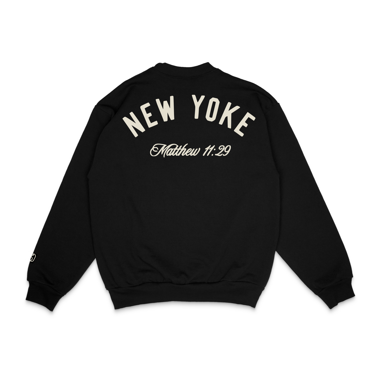 The New Yoker | 30 Pieces of Silver Catholic Apparel-Crewneck Sweatshirt Black