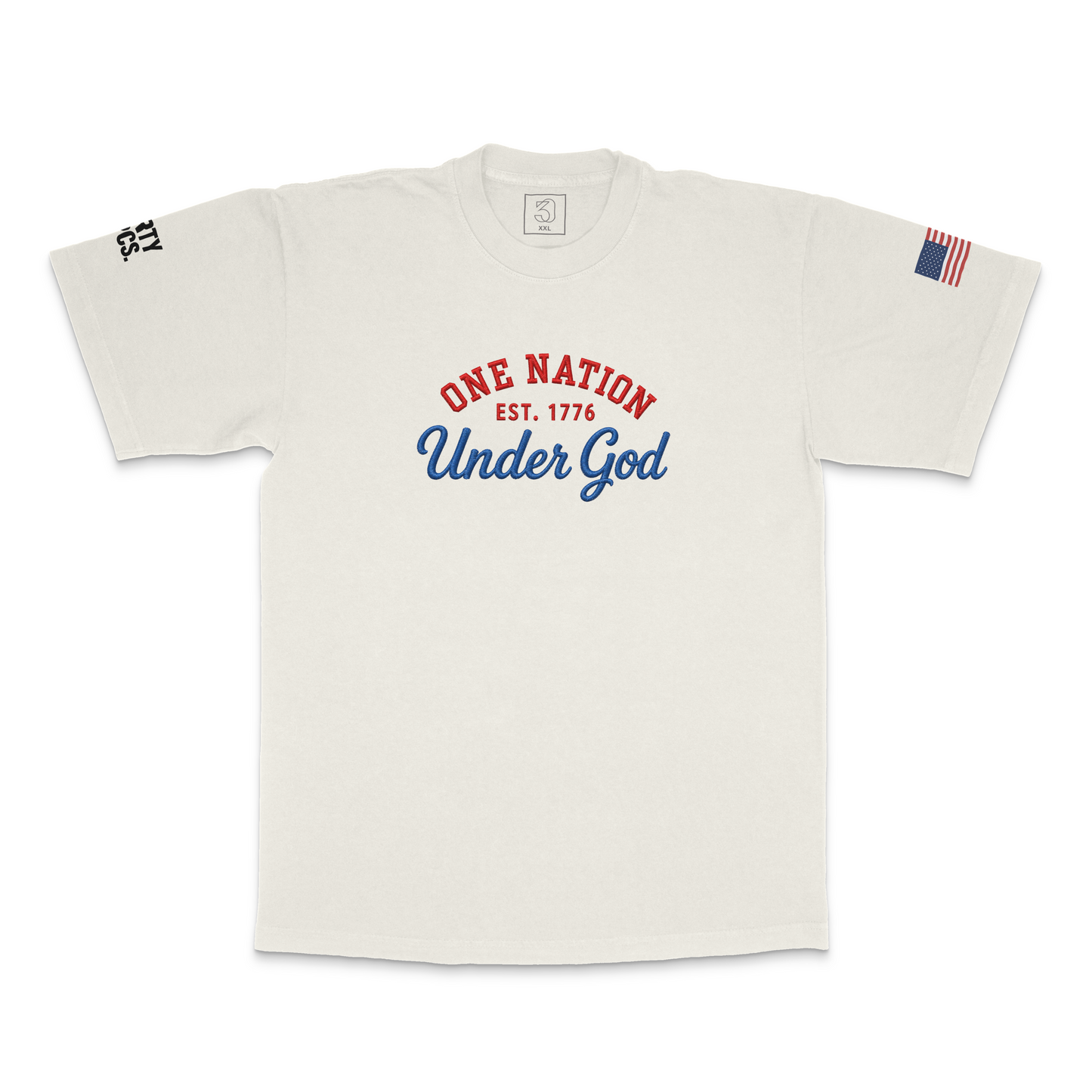 One Nation-Under God | Legacy Collection | 30 PCS. Of Silver | Premium Heavyweight Tee