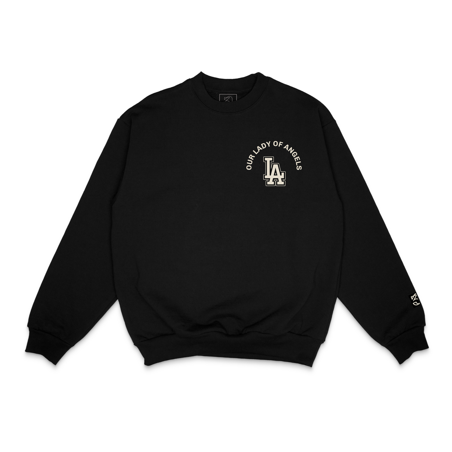 NEW Our Lady Of Angels // Founded 1781 Beige LA Crewneck | 30PCS. Of Silver
