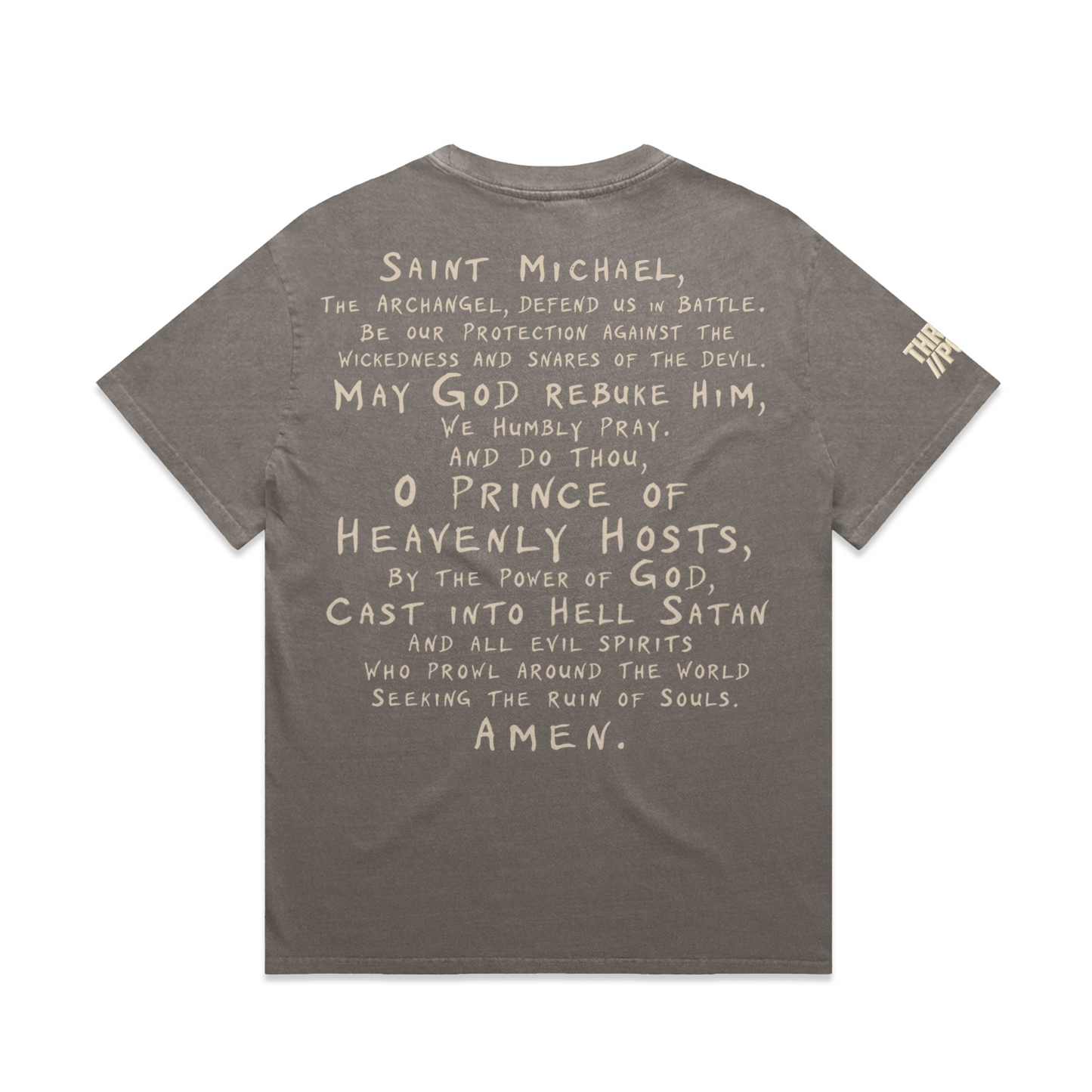 September 1st Delivery | Prince Of Heavenly Hosts--Vintage Tee | 30 PCS. | Faded Grey Premium 7.1 oz Urban Tee