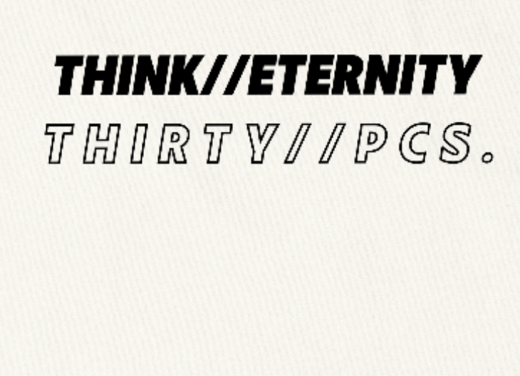 Think Eternity Tee Bone | 30 PCS. Of Silver | The Urban Catholic - 30 Pcs of Silver 