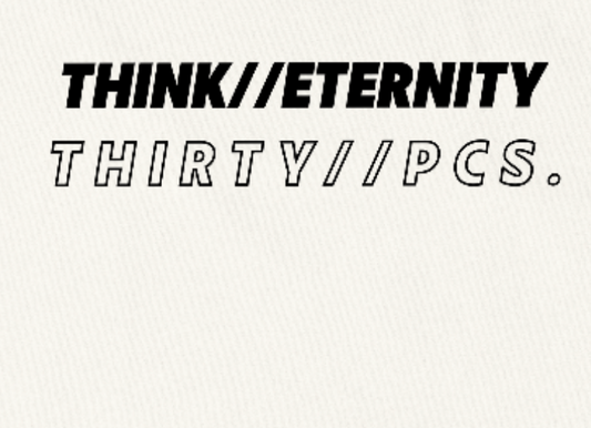 Think Eternity Tee Bone | 30 PCS. Of Silver | The Urban Catholic - 30 Pcs of Silver 