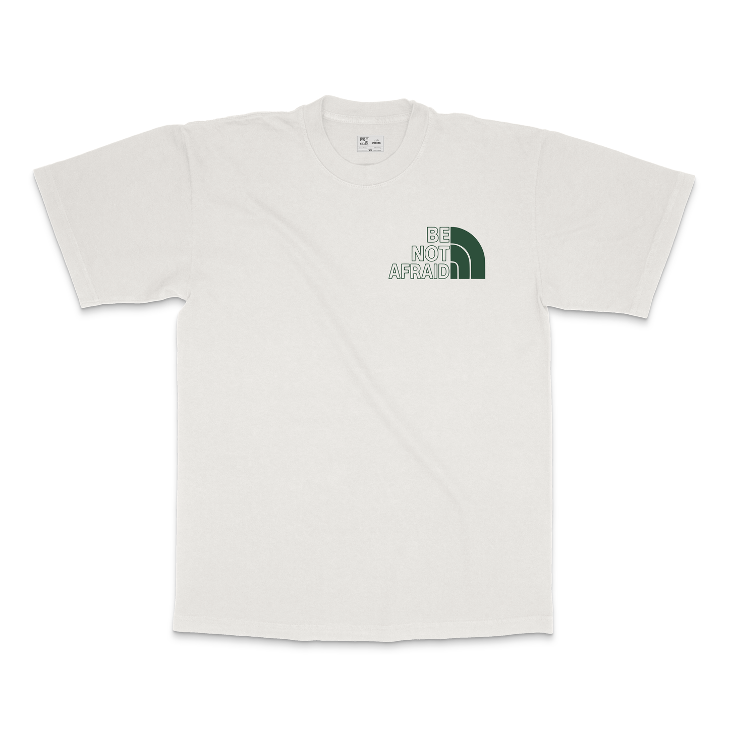 Be Not Afraid Throwback Catholic Urban Streetwear Bone
