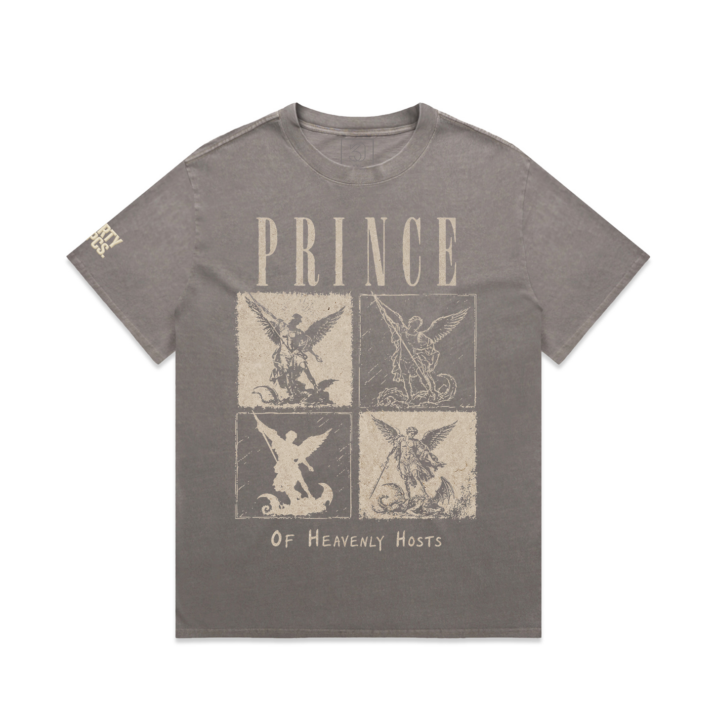 September 1st Delivery | Prince Of Heavenly Hosts--Vintage Tee | 30 PCS. | Faded Grey Premium 7.1 oz Urban Tee